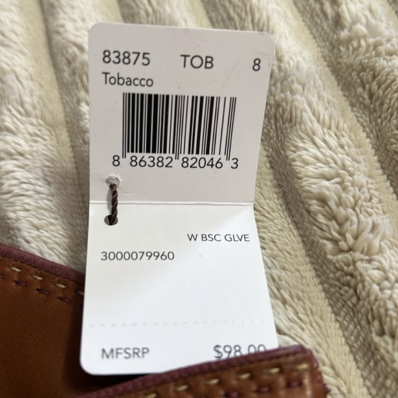 Coach Leather Gloves Tobacco NWT - Picture 5 of 5